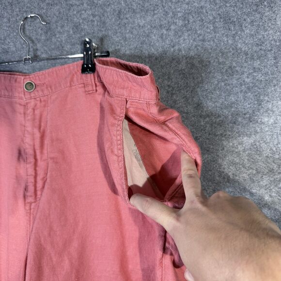 Tommy Bahama Men's Salmon Linen & Tencel Blend Relaxed Fit Shorts Size 40 - Picture 4 of 13